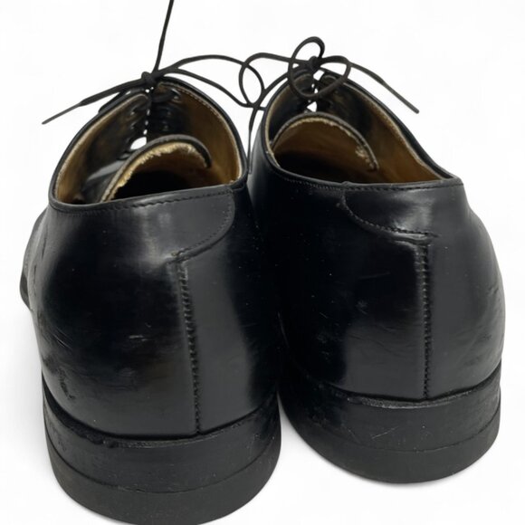 Vintage 1980 Craddock Terry Shoes Men's 8.5 W Leather Military Lace Up Oxfords - Picture 12 of 13